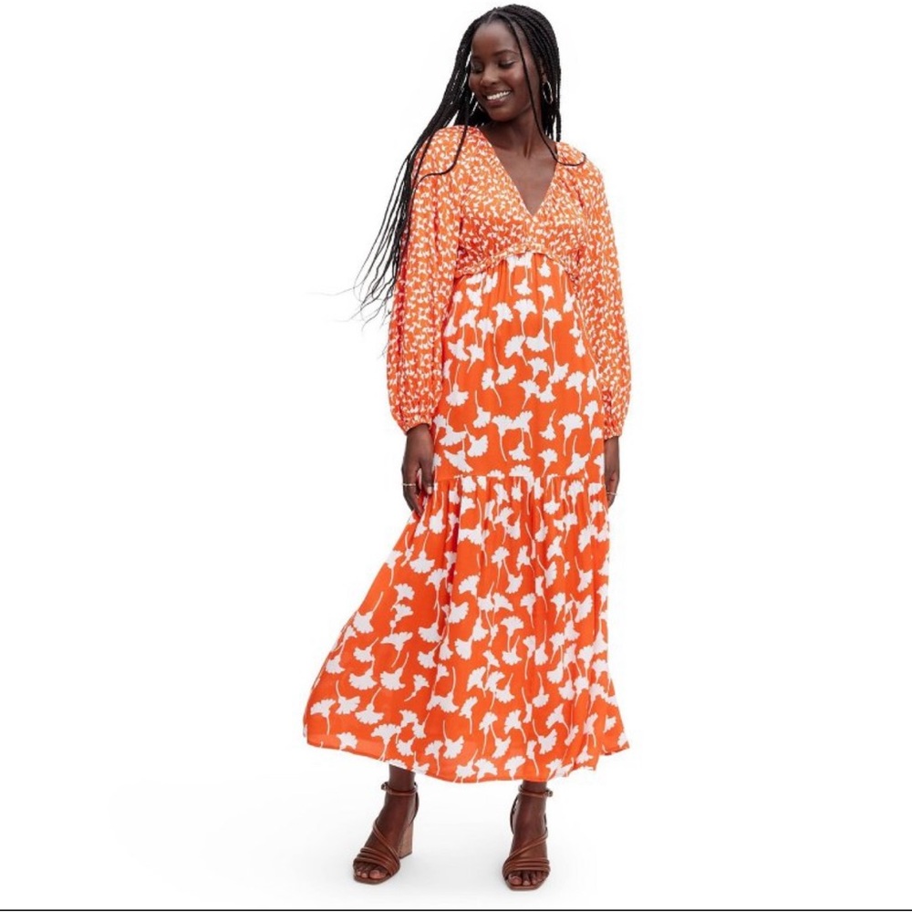 DVF cherry tomato dress